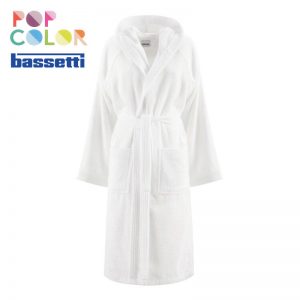 Accappatoio bassetti pop color bianco