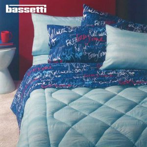 Lenzuola singole bassetti words d1 ambientato