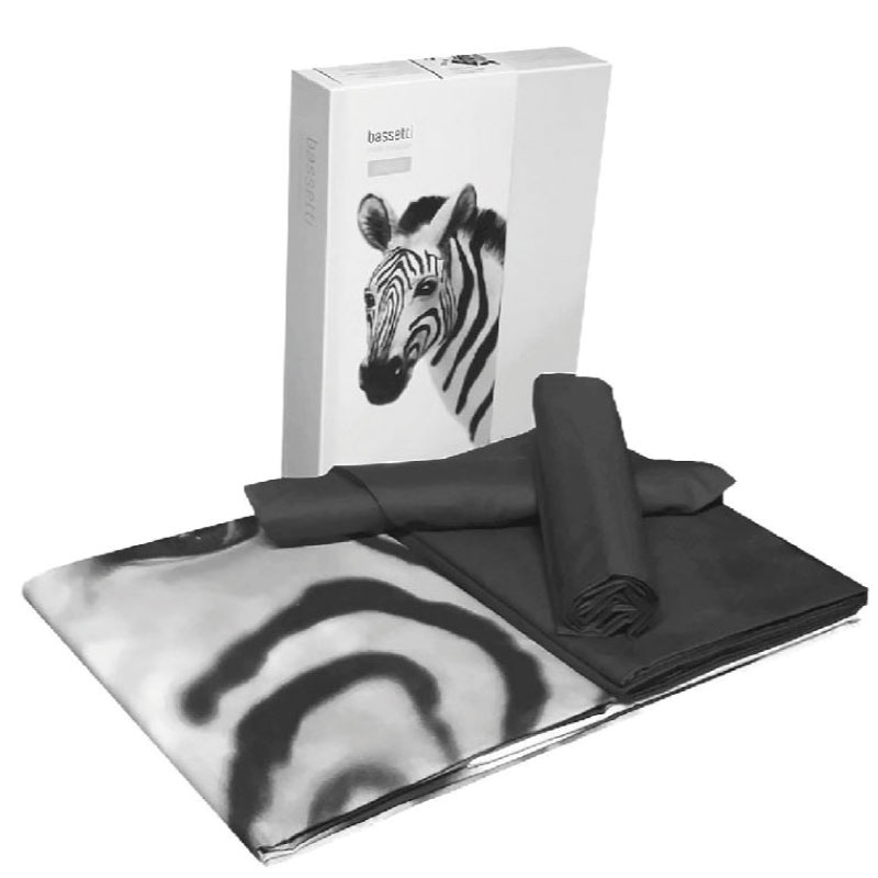 Oggi produce lenzuola copriletto una piazza e mezza bassetti per fare un letto senza utilizzare la coperta. Lenzuola Una Piazza e Mezza Bassetti Zebra cm 180×280 ...