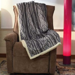 Plaid trecce ambientato