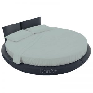 lenzuola per letto rotondo perla ambientato