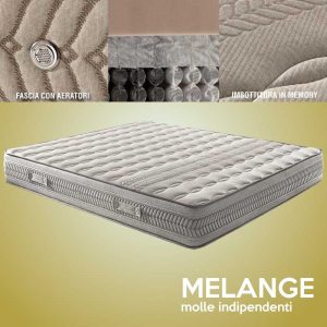 materasso a molle insacchettate melange