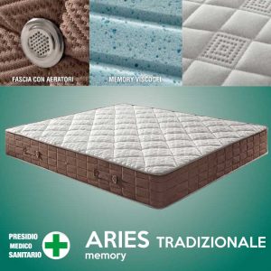 materasso memory aries tradizionale