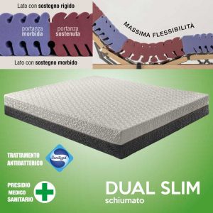 materasso schiumato dual slim