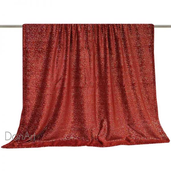 Plaid primiero disteso rosso
