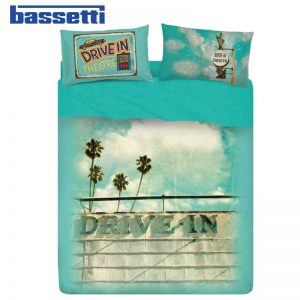Lenzuola matrimoniali bassetti #drivein ambientato