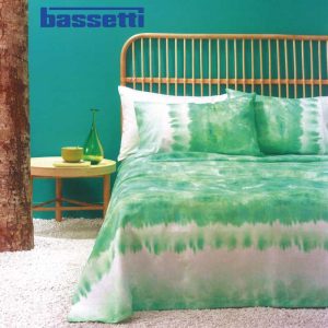 Lenzuola matrimoniali bassetti pool v1 ambientato