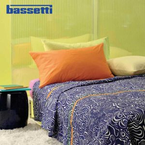 Lenzuola una piazza e mezza bassetti op art d1 ambientato