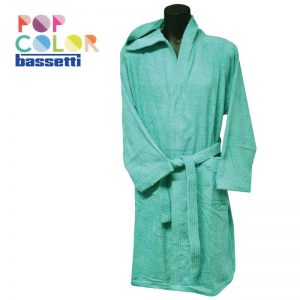 Accappatoio pop color bassetti colore giada
