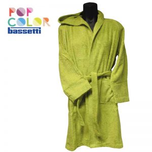 Accappatoio bassetti pop color colore kiwi