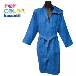 Accappatoio bassetti pop color colore oceano