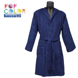 Accappatoio bassetti pop color colore oltremare