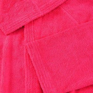 Accappatoio pop color bassetti colore ciclamino particolare