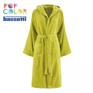 Accappatoio bassetti pop color colore kiwi ambientato