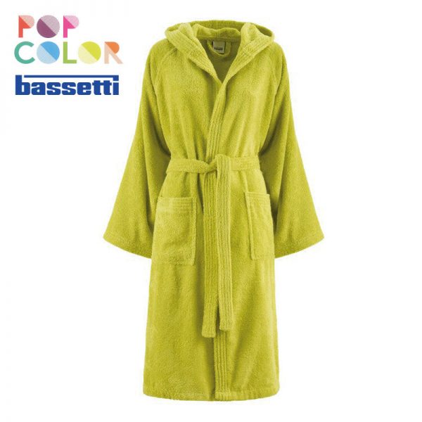 Accappatoio bassetti pop color colore kiwi ambientato