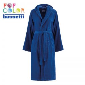 Accappatoio bassetti pop color colore oltremare ambientato