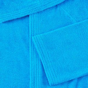 Accappatoio bassetti pop color turchese particolare