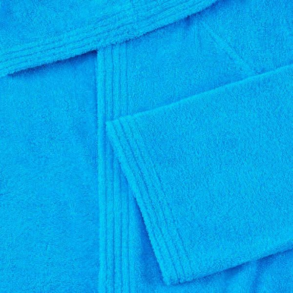 Accappatoio bassetti pop color turchese particolare
