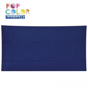 Federa per cuscino bassetti pop color oltremare