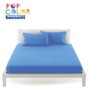 Lenzuola matrimoniali Bassetti pop color colore ciclamino nuvola