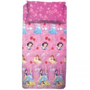Lenzuola singole disney principesse ambientate