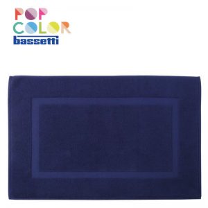 Tappeto bagno bassetti pop color colore oltremare