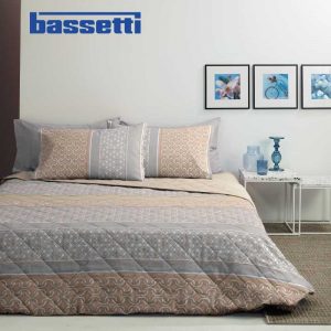 Lenzuola matrimoniali bassetti kaleo 41 ambientato