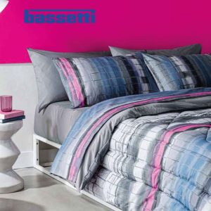 Lenzuola matrimoniali bassetti net g1 ambientato