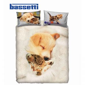 Copripiumino matrimoniale bassetti sweetdream ambientato