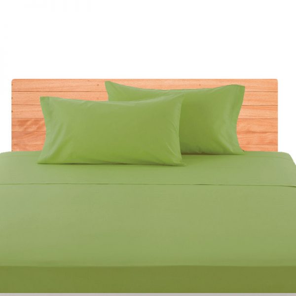 Completo lenzuola matrimoniali aqvilatex verde scuro