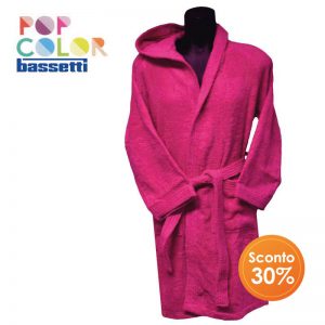 Accappatoio bassetti pop color