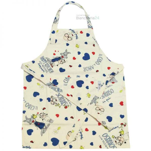 Set da Cucina Bio con Grembiule più Asciugapiatti - immagine 2