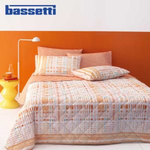 Lenzuola matrimoniali bassetti cross o1 ambientato
