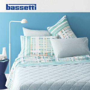 Lenzuola matrimoniali bassetti cross t1 ambientato