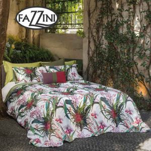 Lenzuola matrimoniali fazzini hibiscus ambientate