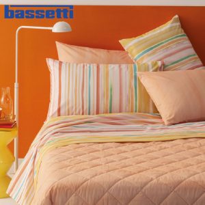 Lenzuola matrimoniali flowing linws y1 bassetti ambientate