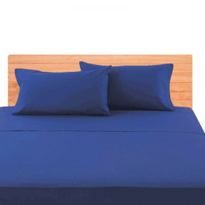 Lenzuola tinta unita blu royal 27