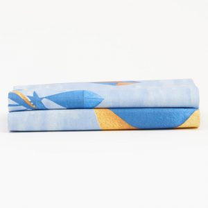 Copriletto singolo aquiloni azzurro