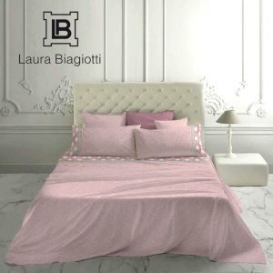Lenzuola matrimoniali laura biagiotti satya rosa ambientate
