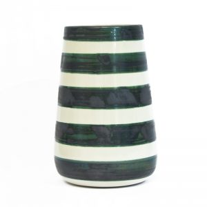 Vaso in ceramica righe fiammate piccolo