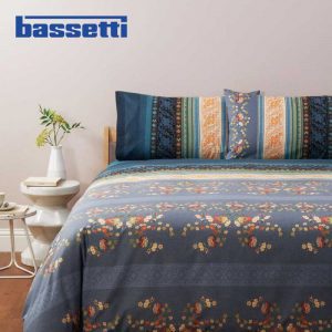 Copripiumino matrimoniale bassetti granfoulard orosei g1 ambientato