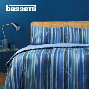 Fino a 60% su Parure letto copripiumino matrimoniale Matting Bassetti