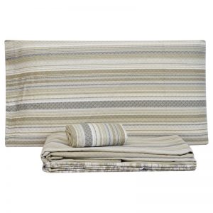 Lenzuola in flanella matrimoniali stripes