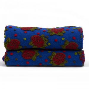 Plaid lana cotta rose bluette