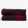 Plaid lana cotta stella alpina antracite