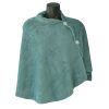 Poncho in pile polvere