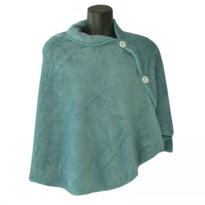 Poncho in pile polvere