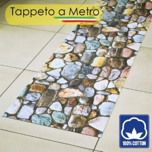 Tappeto a metro sassi
