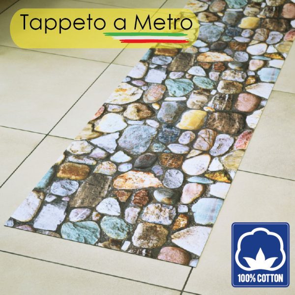 Tappeto a metro sassi