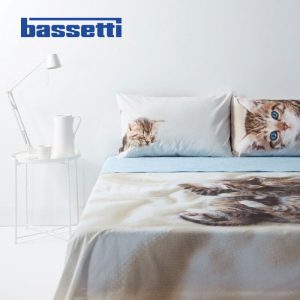 Lenzuola matrimoniali bassetti coccole time ambientate